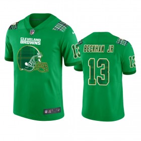 Maillot Cleveland Browns Odell Beckham JR. 13 Kelly Vert St. Patricks Day - Homme